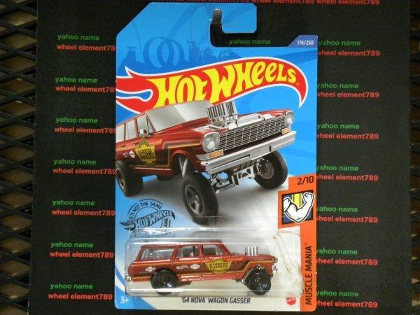 Hot Wheels NOVA WAGON GASSER MUSCLE MANIA '64