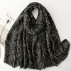 Fashion Viscose Scarf Bohemian Style Women Shawl Cotton Linen Feeling Tassel Pashmina Muslim Hijab Wrap Lady