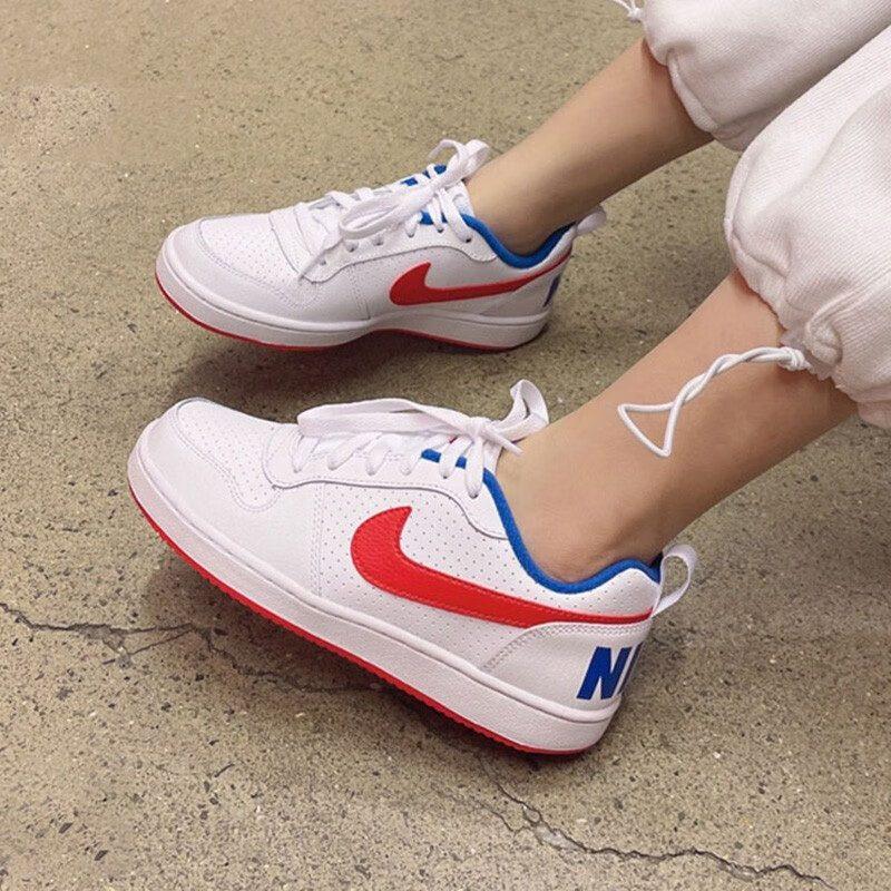 Nike Court Borough Low Белый Синий Красный GS DM2420-164