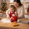 Праздничные Штампы для Выпечки, Формочки для Рождественского Печенья, Форма для Выпечки с Нажимным Механизмом, Пластиковые Вырубки, Инструмент для Декорирования Глины для Праздничной Кухни