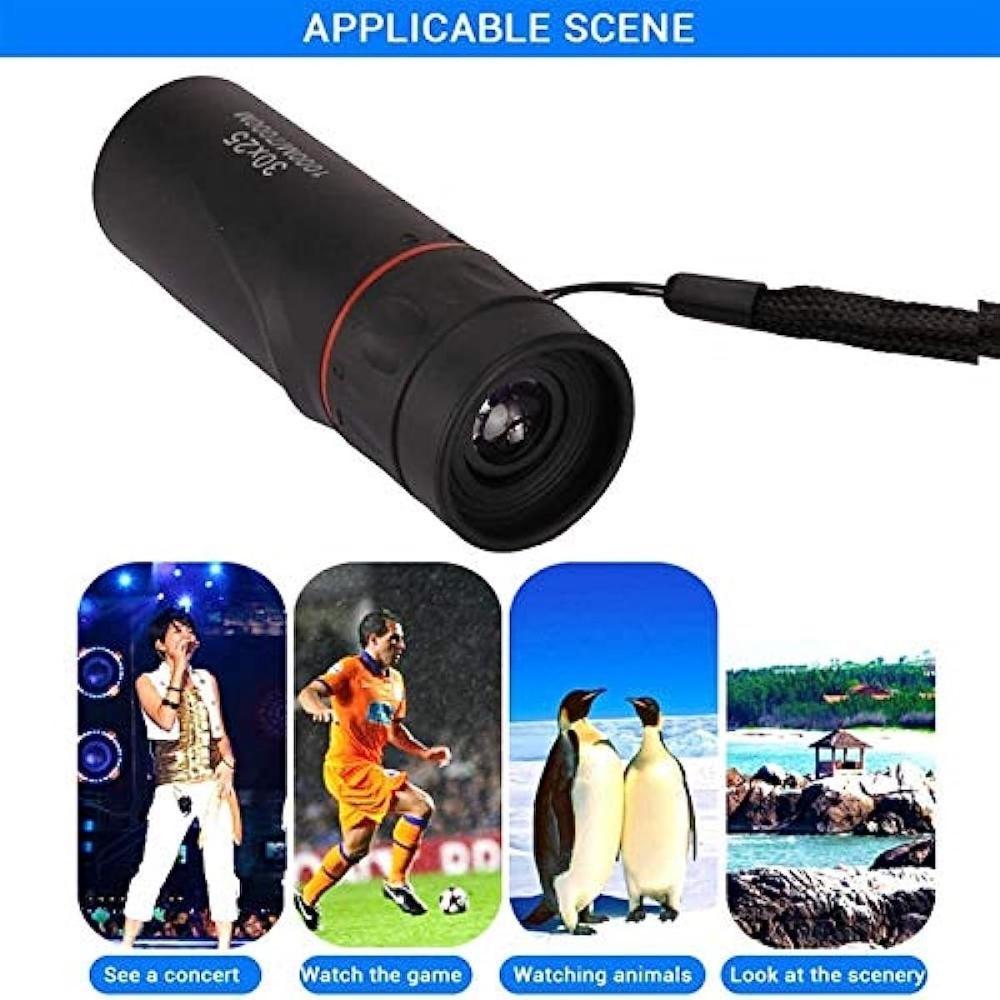 Портативный миниатюрный бинокль для взрослых, открытый кемпинг, охота, сверхлегкий оптический телескоп для взрослых и детей