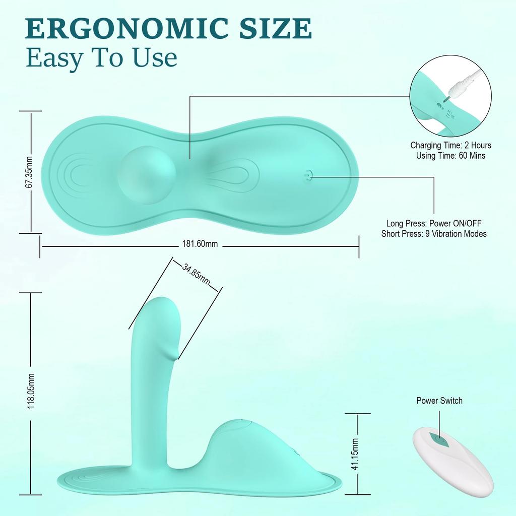 APP/remote Control Mode Vibrating Anal Plug for Women Wearable Clitoral Stimulator Vaginal Massage Cushion Masturbator
