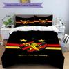 Sport Club Football Crest Printed Pattern Duvet Cover Set – includes 1 duvet cover and 2 matching pillowcases Bedroom decor Christmas gifts