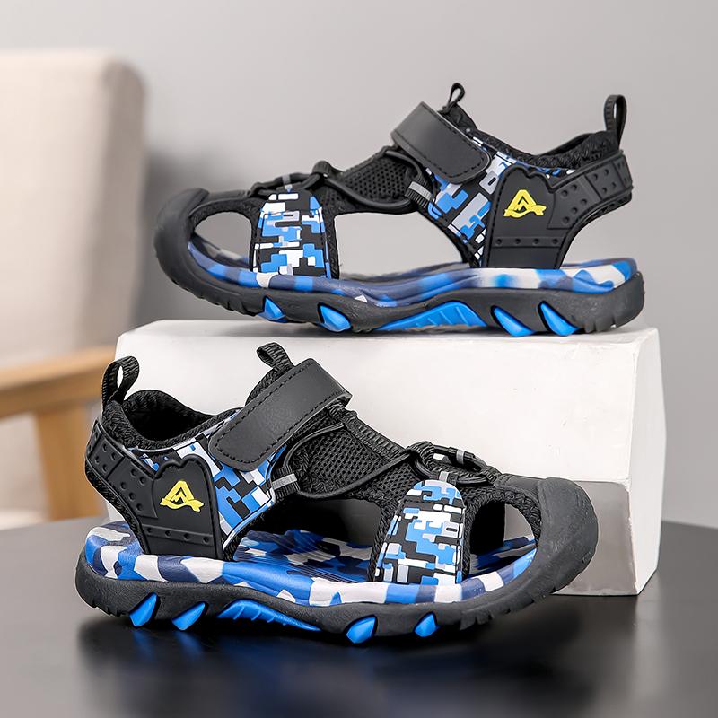 Summer Boys Sandals Kids Shoes Fashion Flats Comfortable Girls Sandals Non-slip Casual Beach Children Outdoor Shoes