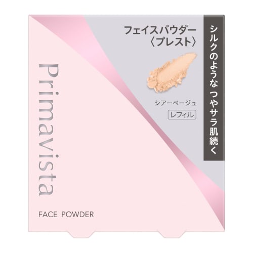 Primavista Шелковистая стойкая прессованная полупрозрачная бежевая сменная пудра [для лица] [пудра] [сменный блок]