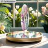2D Flat 1pc Spring Pastoral Vase Aluminum Sign Round Decorative Hanging Ornament, Home Kitchen Garden Balcony Fence Decor, Gardening Studio Decor