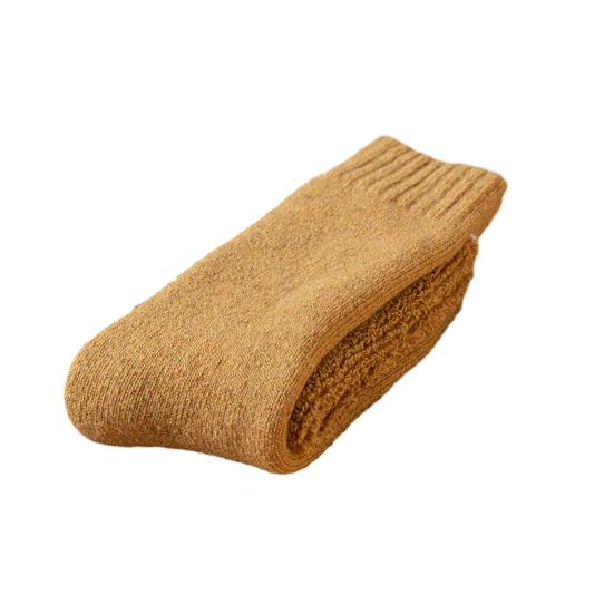 Мужские носки из смесовой шерсти, эластичные утолщенные повседневные носки с эластичными манжетами, теплые зимние носки для работы, походов, повседневных дел