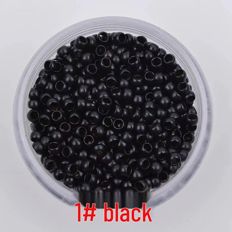 "2,5 мм наномедные микрокольца для наращивания волос - 1000 шт."