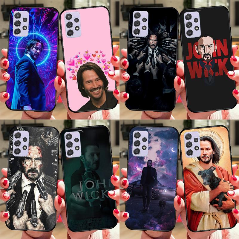 Чехол John Wick для Samsung A54 A34 A24 A14 A51 A71 A12 A22 A32 A52 A72 A73 A33 A53 A13 Задняя крышка