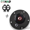 For YAMAHA MT09 2014-2025 MT01 MT03 MT07 MT10 MT15 M-SLAZ MT25 Quick Release Carbon Fiber Fuel Tank Cap Key Locking Oil Gas Cap