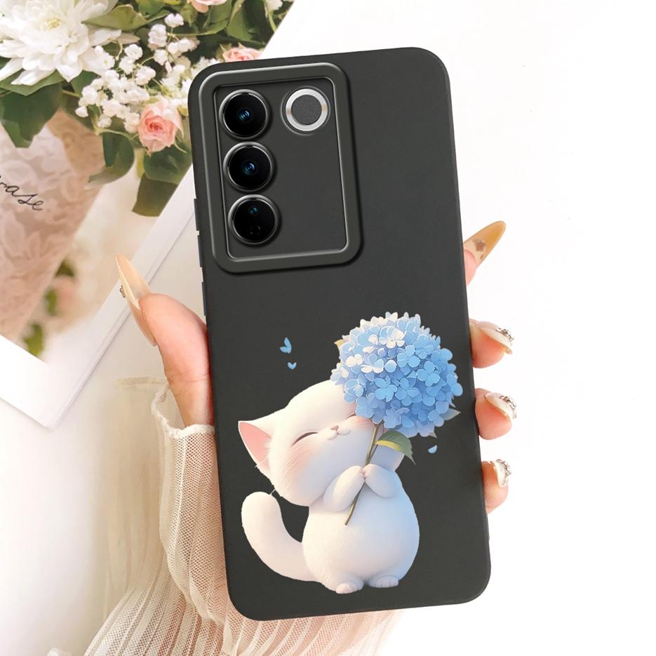 Чехол для Vivo V27 Pro V2230 Крутой Чехол-Обложка с Рисунком Совы и Дракона Ударопрочный Мягкий ТПУ Чехол для Телефона Для Vivo V27e V 27 e VivoV27 Pro Fundas