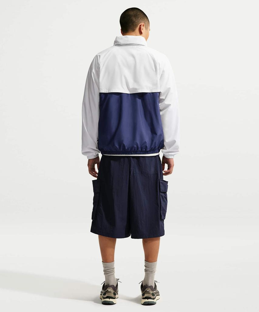 Nike Легкая куртка Windrunner с полумолнией M - Summit White:Голубая пустота:Светло-малиновый / If3391-121