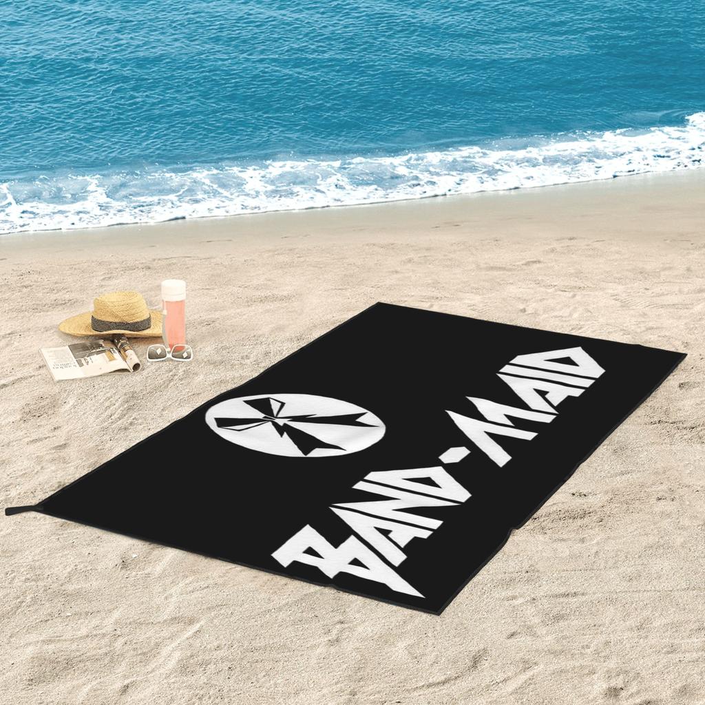 Band Maid Japan Metal Rock Beach Towel Soft Microfiber Quick Dry Absorbent Quick Towels For Bath