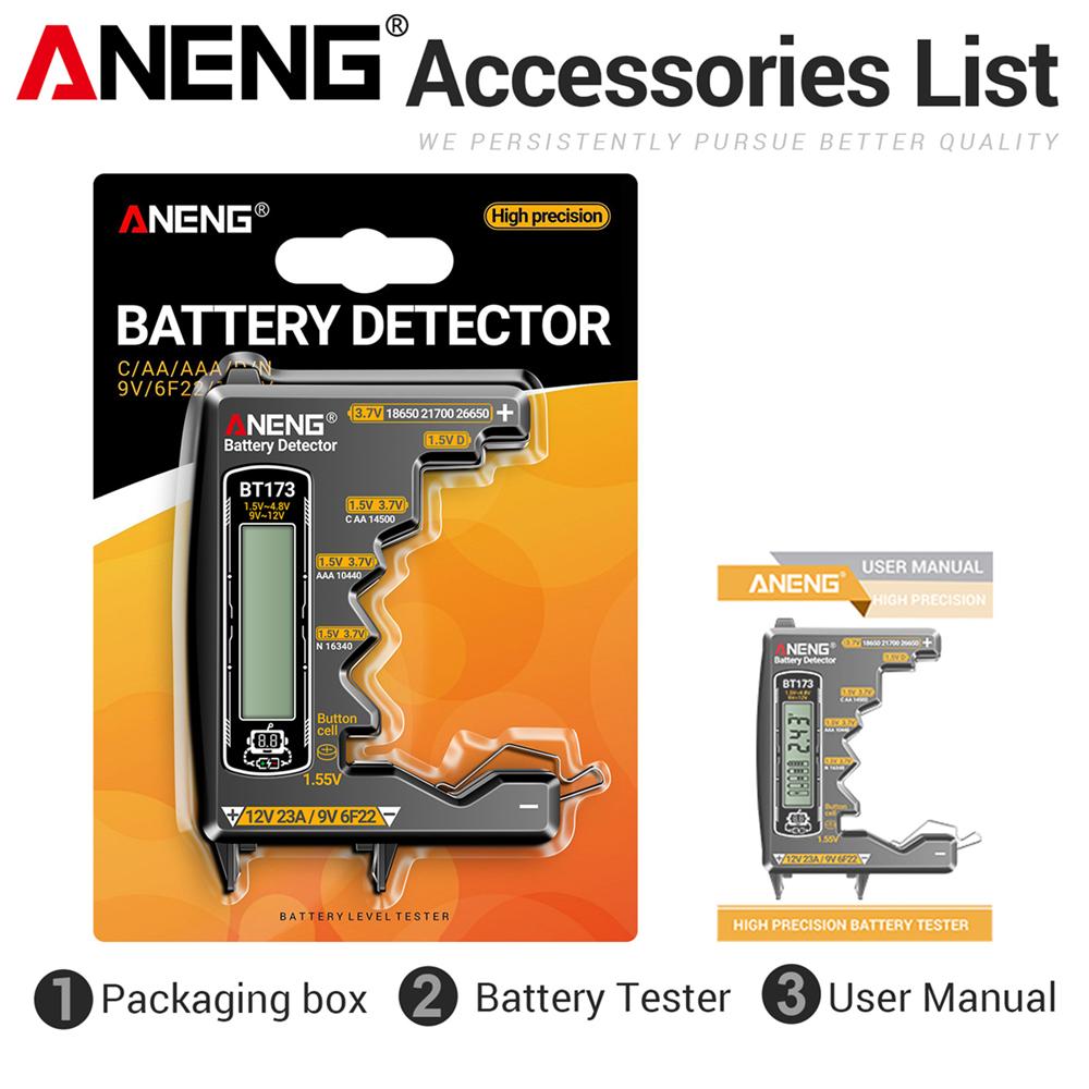 Portable Multimeter Tester ANENG SZ304+BT173 Battery Capacity Tester Universal Professional Kit Electrician/Household DIY Tools