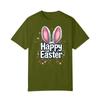 Happy Easter Women's Fashion Printed Round Neck Short Sleeve T-Shirt Pullover Top
