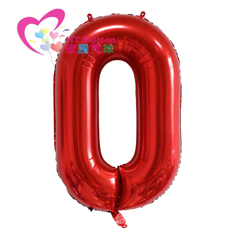 40 Inch Red Large Numbers Balloon 0-9 Birthday Party Decorations Helium Foil Mylar Big Number