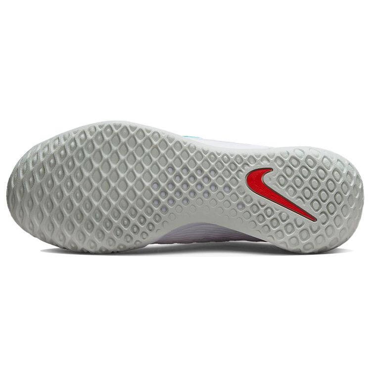 Nike Court Zoom NXT White Habanero Red Teal Women Sneakers Light-Silver Washed-Teal DH0222-136