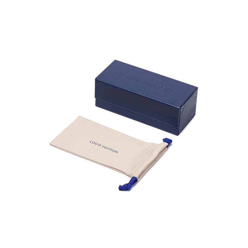 Louis Vuitton Солнцезащитные очки Clash Square Мужские солнцезащитные очки Коричневые Z2945E