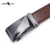 Высококачественный мужской ремень с автоматической пряжкой из натуральной коровьей кожи, простой, повседневный, деловой, универсальный ремень для брюк