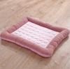 New Pet Summer Cool Dog Nest Cat Mat Dog Cat Mat Soft  Comfortable Fashionable Design Mattress Sofa Cushion Striped Grid