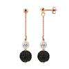 LOVA LOLA VAN DER KEEN - Earrings - Prestige Jewelery - Genuine Crystal - Sterling Silver 925 Thousandths - Push System