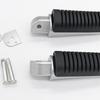 Aluminum Motorcycle Pedals Black Motorbike Foot Pegs  Motorcycle Replacement Accessories