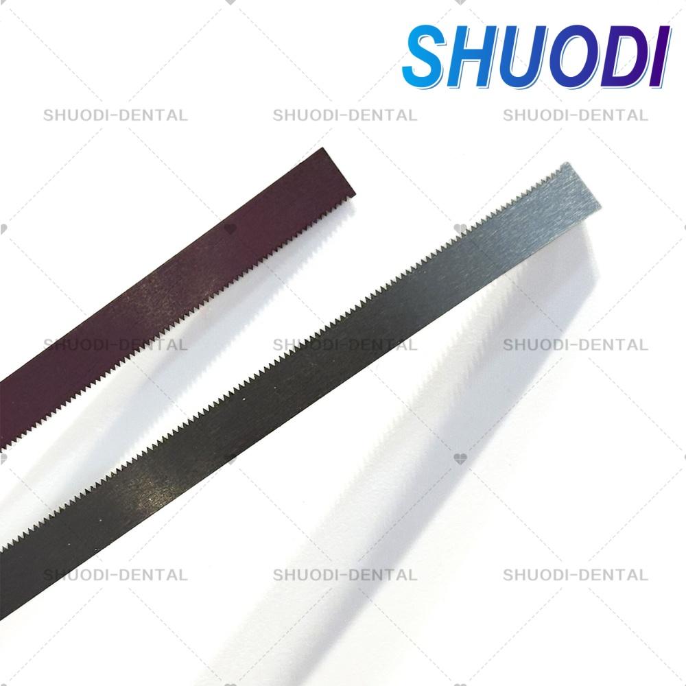 5 Pcs or 10 Pcs Dental Metal Polishing Stick Polishing Cutting Strips with Serration Whole Strip Serrated Edge Teeth Whitening Materials 4mm