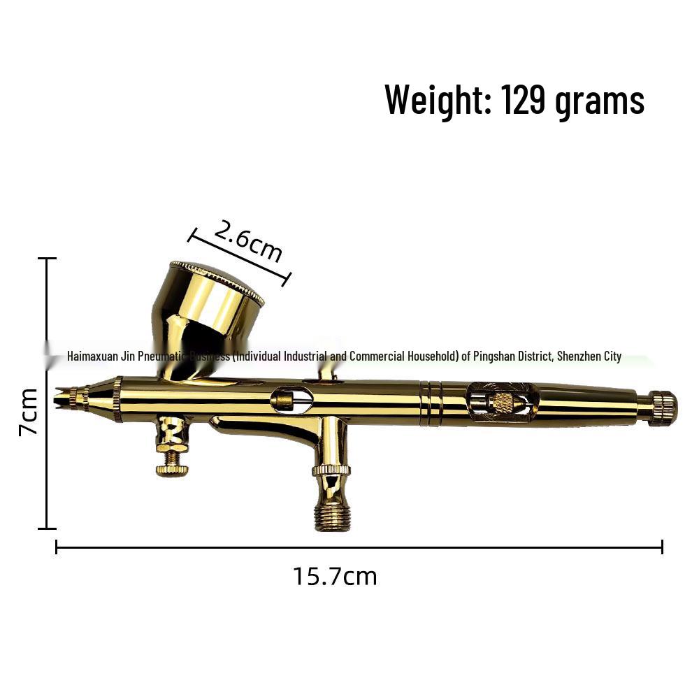 Тайваньский набор аэрографов G180 Gold: Аэрограф для художественной и модельной покраски