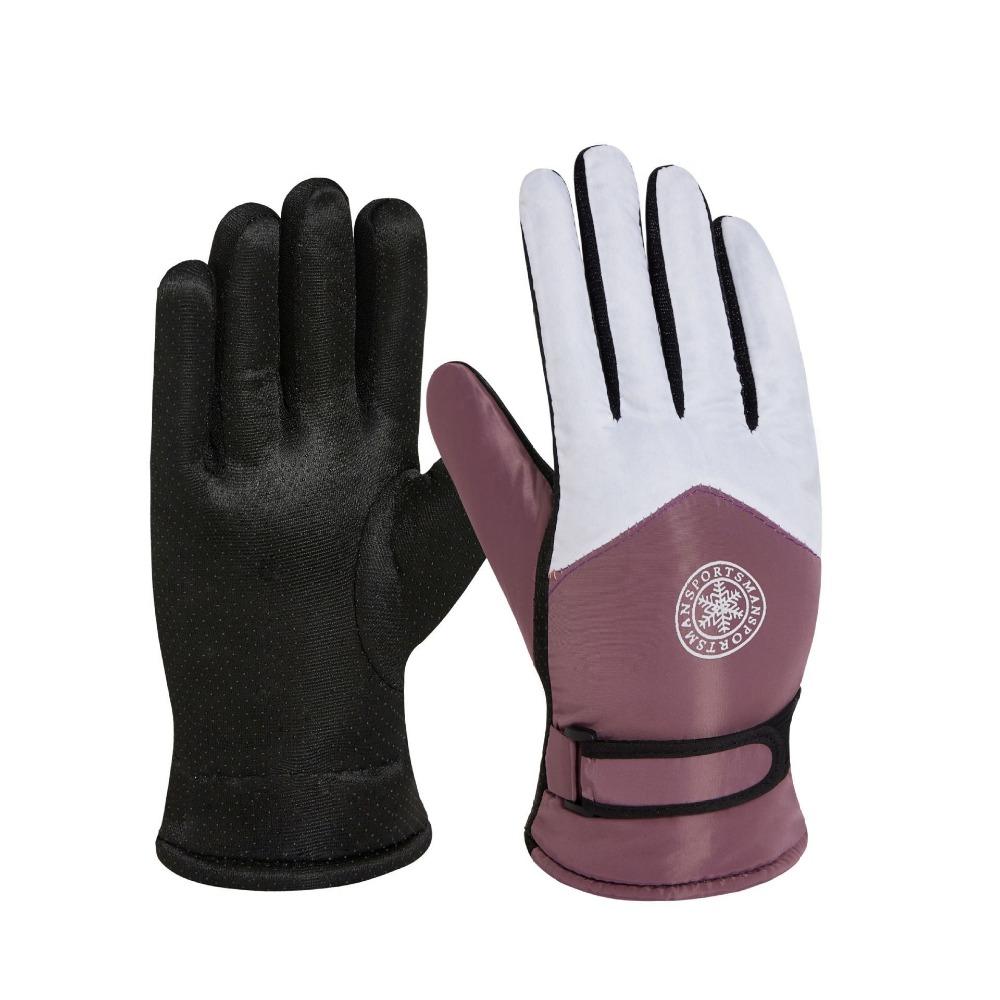 Зима новые мужские термоперчатки для улицы катания на лыжах мотоцикле электромобиле велосипеде флисовые утолщенные