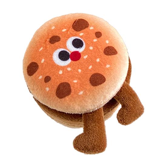 Plush Cartoon Food Refrigerator Magnet Stuffed Bread Pizza Sandwich Milk Tea Cookies Fridge Magnet Home Office Decorative
