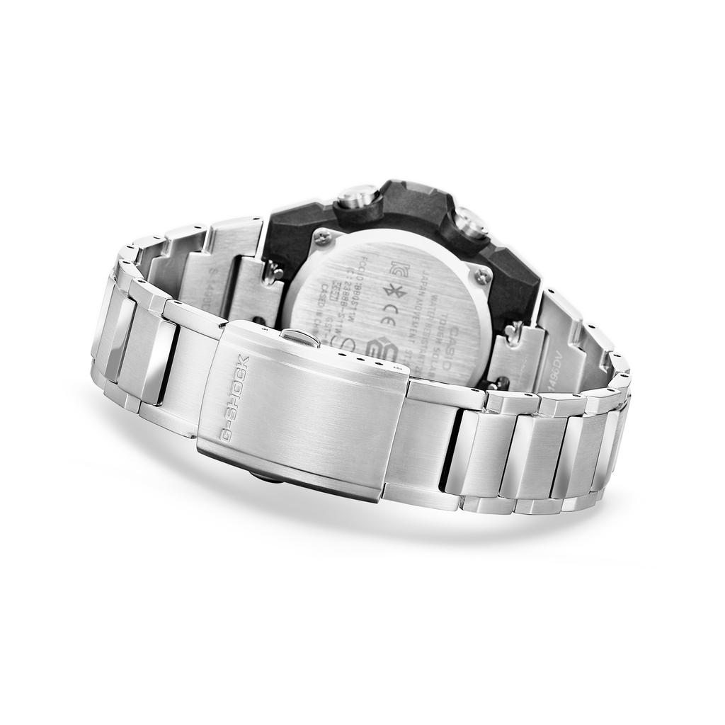 Casio Мужские кварцевые часы из нержавеющей стали GST-B400CD-1A3, водонепроницаемые 200 м, ударопрочные