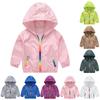 Spring and Summer Children's Clothing Children Sun Protective Outerwear Boys Girls Fashion Hoodie