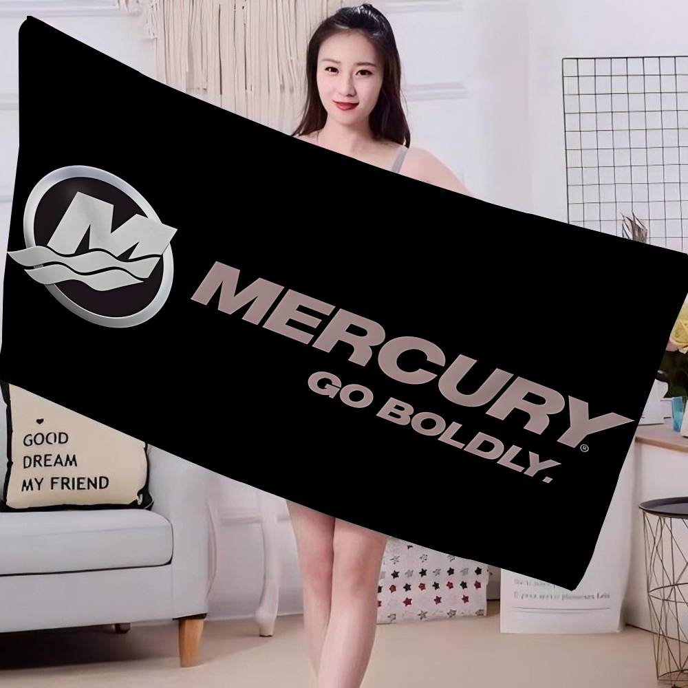 M-Mercury Racing Микрофибровое одеяло Быстросохнущие пляжные полотенца Большой размер с принтом Супервпитывающее полотенце-одеяло для бассейна