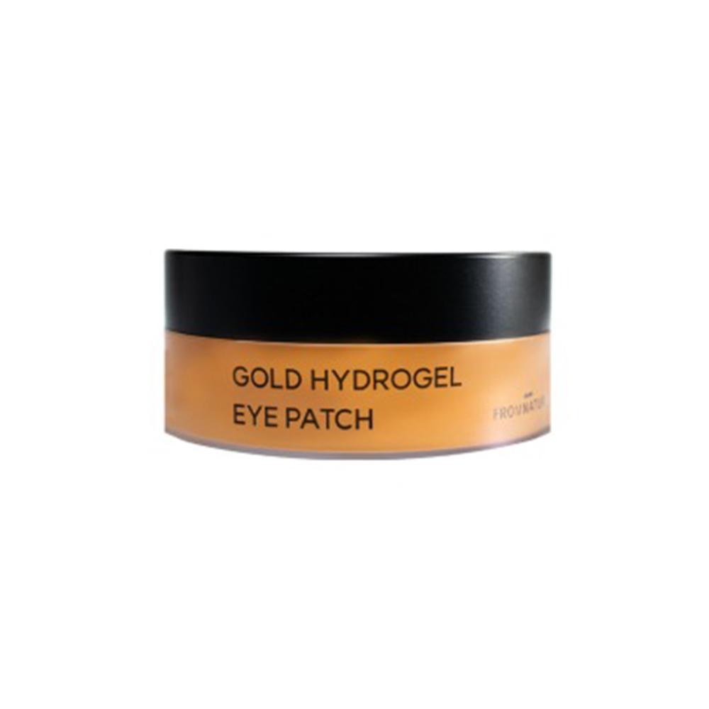 Гидрогелевые патчи для глаз Fromnature Gold Hydrogel Eye Patch 60 листов 1,5 г x 60 патчей, гидрогелевая увлажняющая маска для глаз