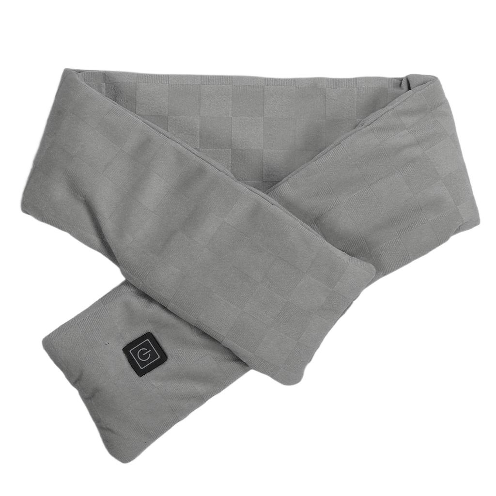 Electirc Neck Wrap Heated Scarf 3 Temperature Adjustable Safe USB Heating Scarf Cotton Nylon and Plush Cozy Comfortable