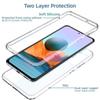 360° Full Body Shockproof Soft Clear Protective TPU Case Cover for iPhone Samsung Huawei Honor Xiaomi Redmi OPPO Realme Vivo OnePlus