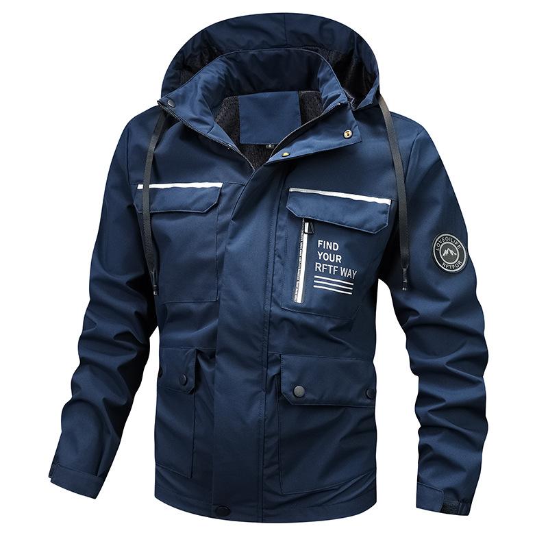 Мужская повседневная куртка Parker Coat осень-зима куртка с капюшоном рубашка мужская куртка однотонная уличная тенденция