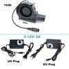 12 В 7 см 7530 DC Power Variable Speed Controller Air Blower Cooler Fan 75 мм Для Кемпинга Кулинария/Барбекю/Дрова/Отходы