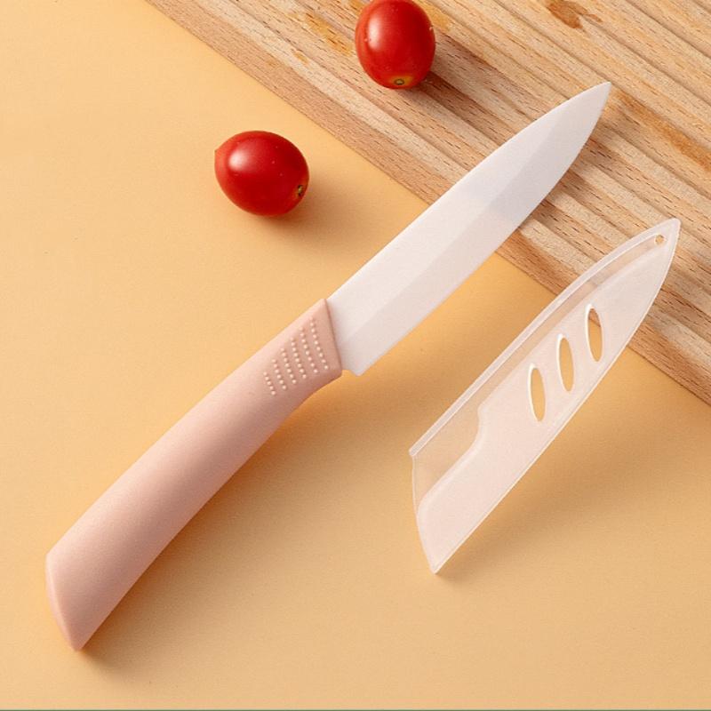 Керамический нож, бытовой нож для фруктов, острый кухонный нож, набор противоскользящих ножей, инструмент для чистки детского питания