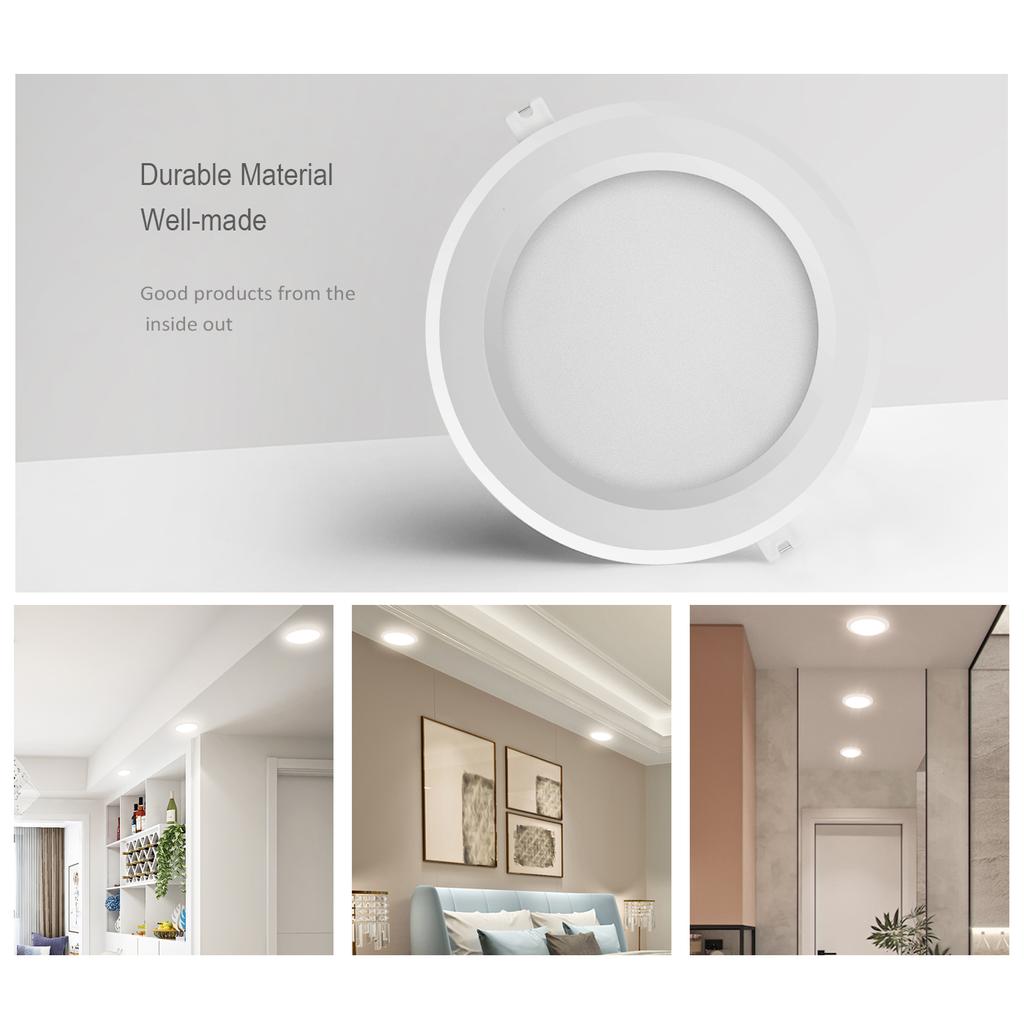 Led Downlight AC110V 220V Ceiling Light Spot Led Plafond Recessed Down Light Round 6/10/14/17/20/24W Spotlight Indoor Lighting
