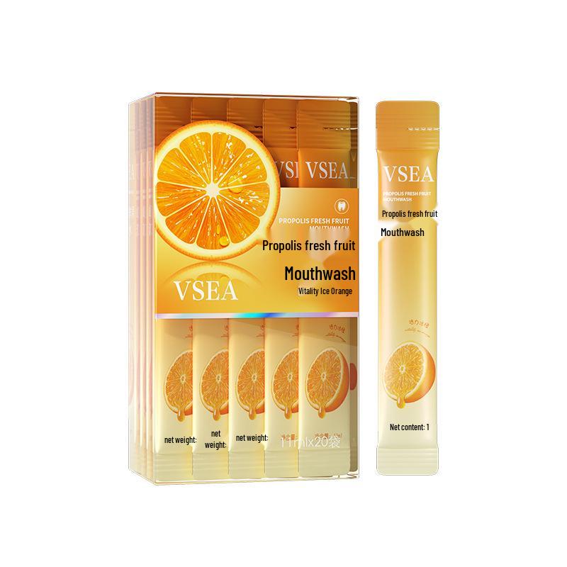 VSEA Мятный ополаскиватель для рта: Освежает дыхание, Отбеливает зубы, Удаление зубного налета, Одноразовый. Любимчик TikTok!