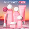 Watermelon Niacinamide Serum Facial Glow Cream Makeup Primer Hydrating Essence Lightweight Moisturizing Facial Eye Skin Care Set