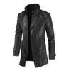 New High Quality Jacket, Men's, Street Windbreaker Coat, Men, Leather Clothing, Thick Jacket, Fleece, Men, Casual Jacket, PU