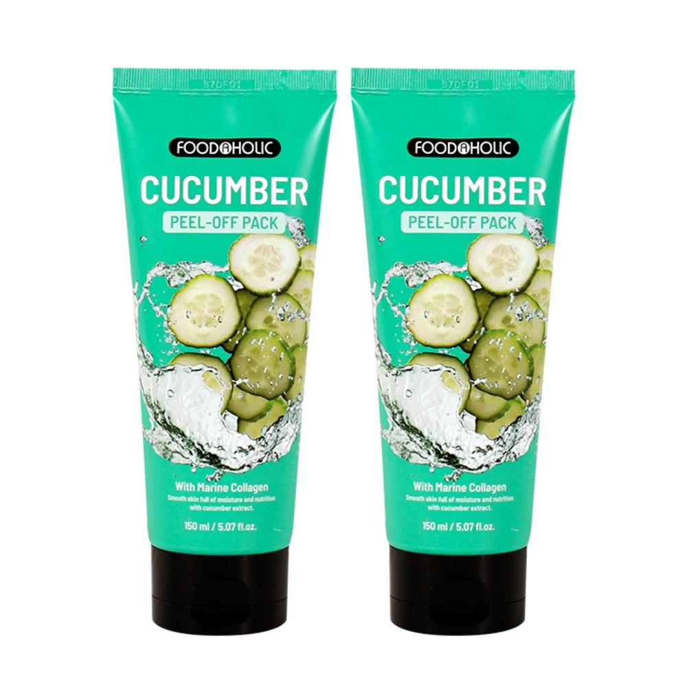 Foodaholic Collagen Peel Off Pack 150ml / Cucumber, 1 Piece, 2 Pieces