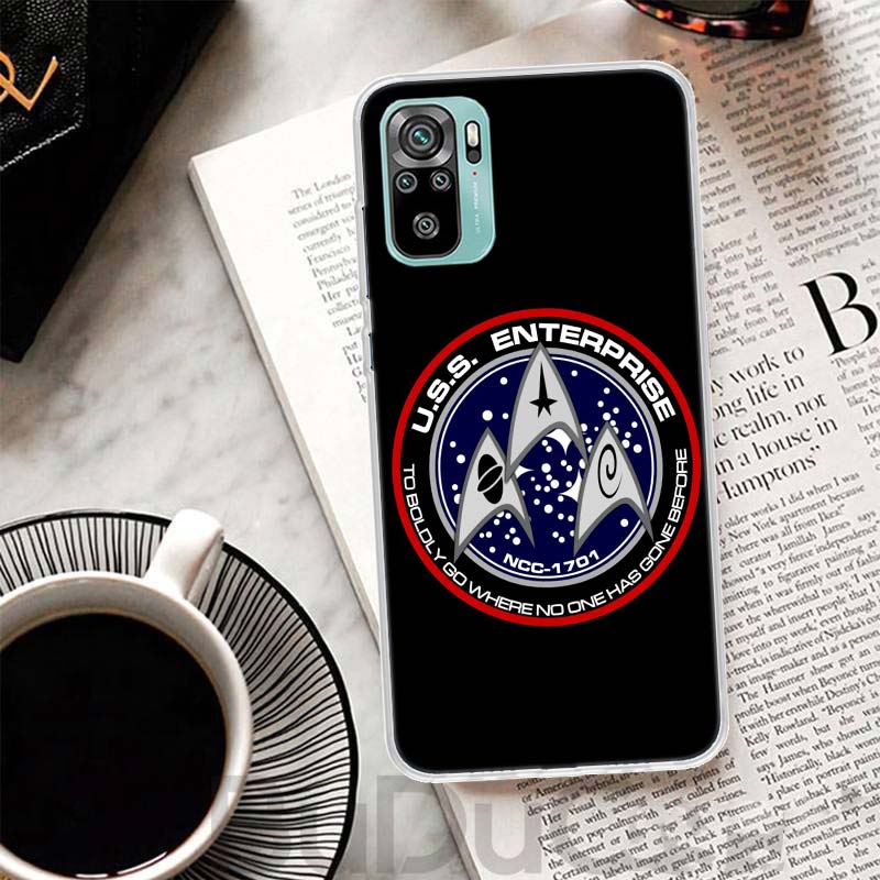 Чехол Star Movie T-Trek для Xiaomi Redmi Note 10 9S 9 8T 8 Pro 7 5 Mi 9T 10T 11T 12T 11 12 Lite 12X A3 A2 A1 Печать Coque