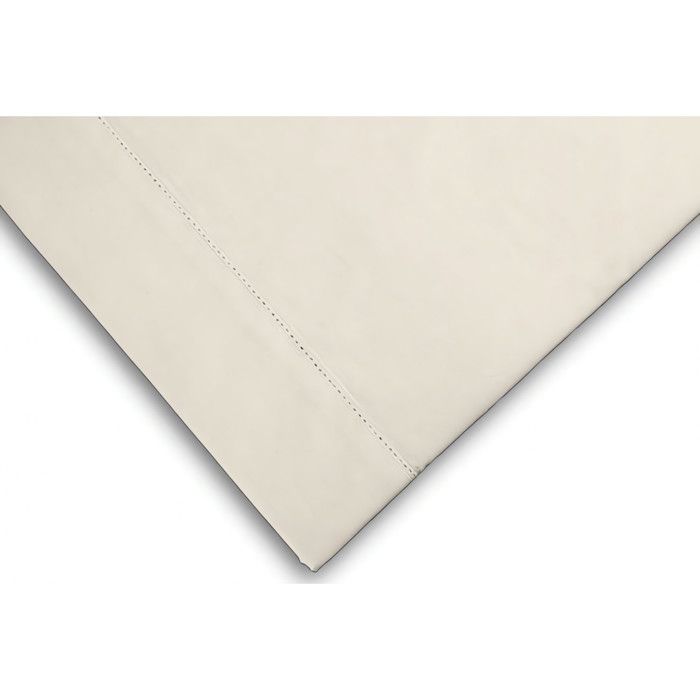 Housse de couette en coton 240x220 cm PERCALE ecru, par Soleil d'ocre