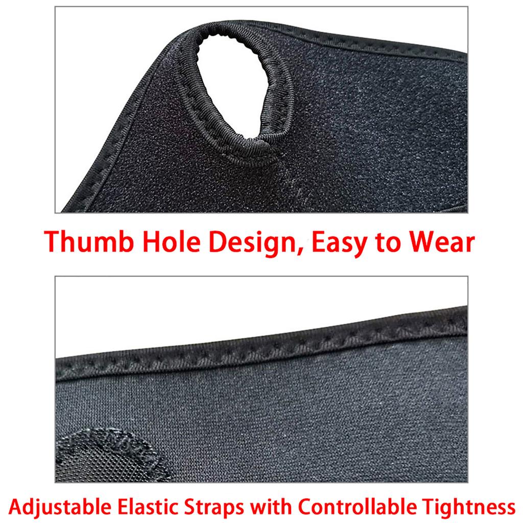 Ортез на запястье с поддержкой большого пальца (1 пара), Регулируемые удобные ремни для поддержки запястья, для тренировок, гимнастики, тяжелой атлетики и т. д.