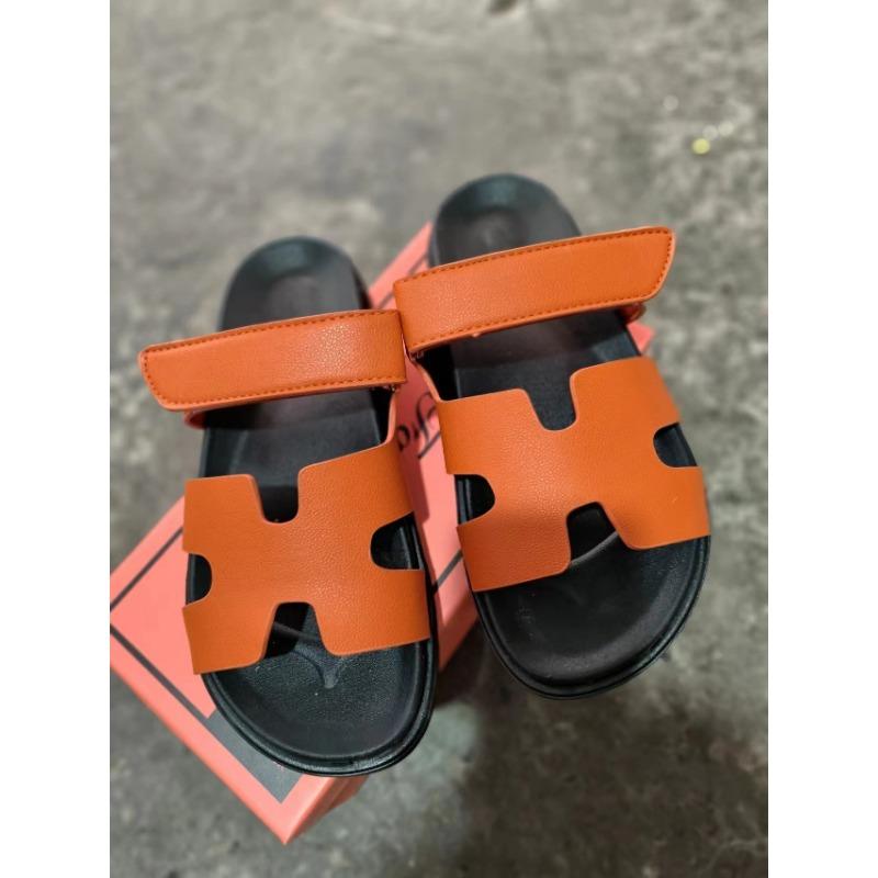 Сандалии на толстой подошве, на липучке большого размера, цветные, подходят для повседневной женской обуви, универсальные и многофункциональные