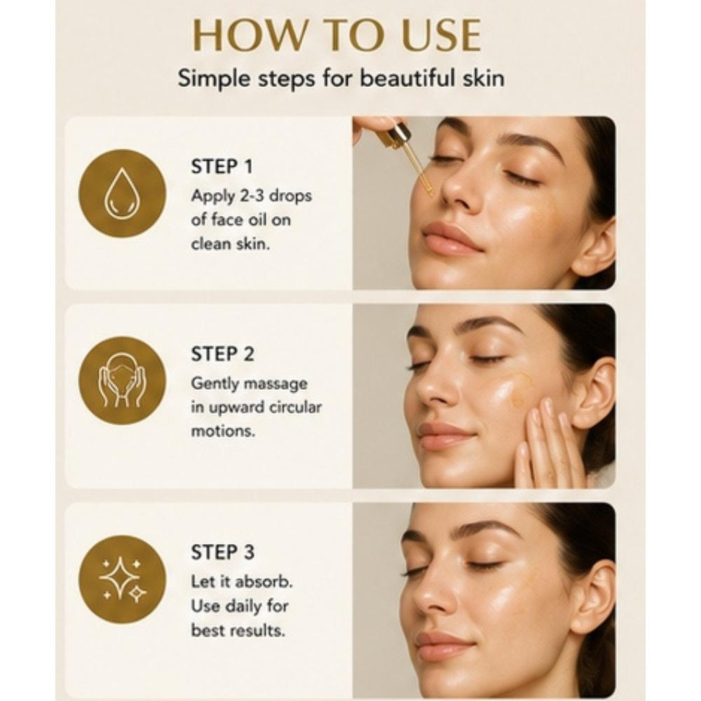 SKINCU Face Care Oil, For Glowing Face With Goodness Vitamin E Oil 30ml (5 Pack)