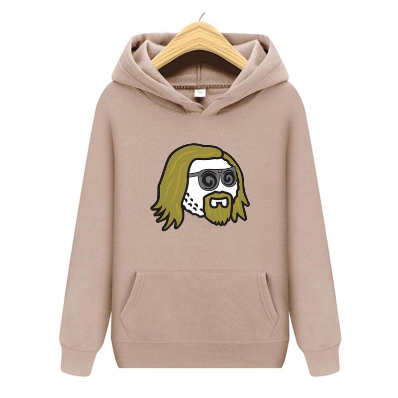 Осень и зима, новая дизайнерская одежда с принтом, мужская толстовка с капюшоном, пуловер для пар